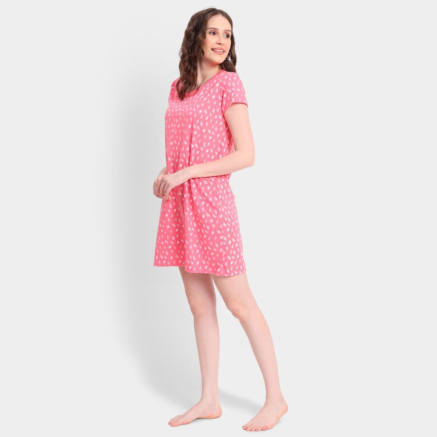 Ladies' Nighty, गुलाबी, large image number null