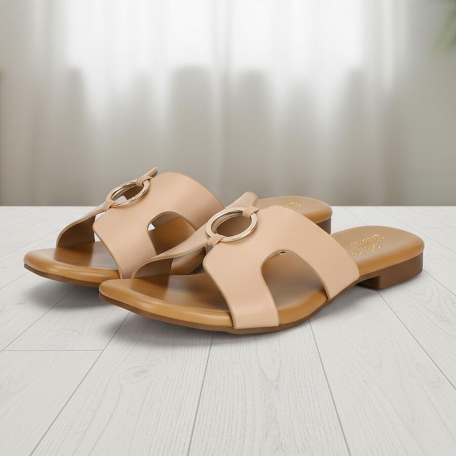 Ladies' Sandal, गहरा पीला, large