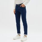 Men's Slim Fit Jeans, Dark Blue, small image number null