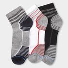 Men's Socks (Pack of 3), Dark Grey, small image number null
