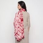 Women's Fuchsia Printed Dupatta, रानी (फ्यूशिया), small