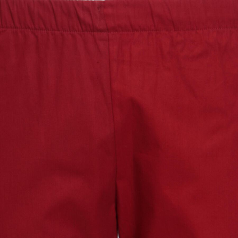 Ladies' 100% Cotton Palazzos , मरून, large image number null