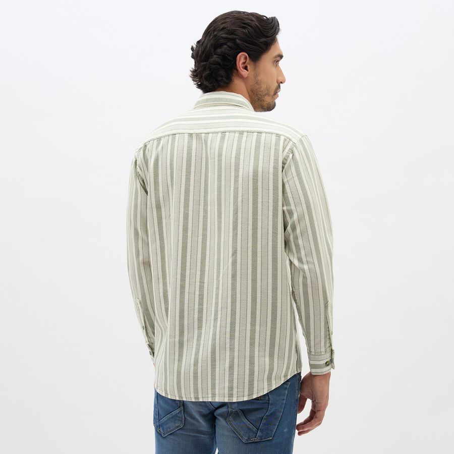 Men's Light Sage Green Classic Casual Shirt, Light Green, large image number null