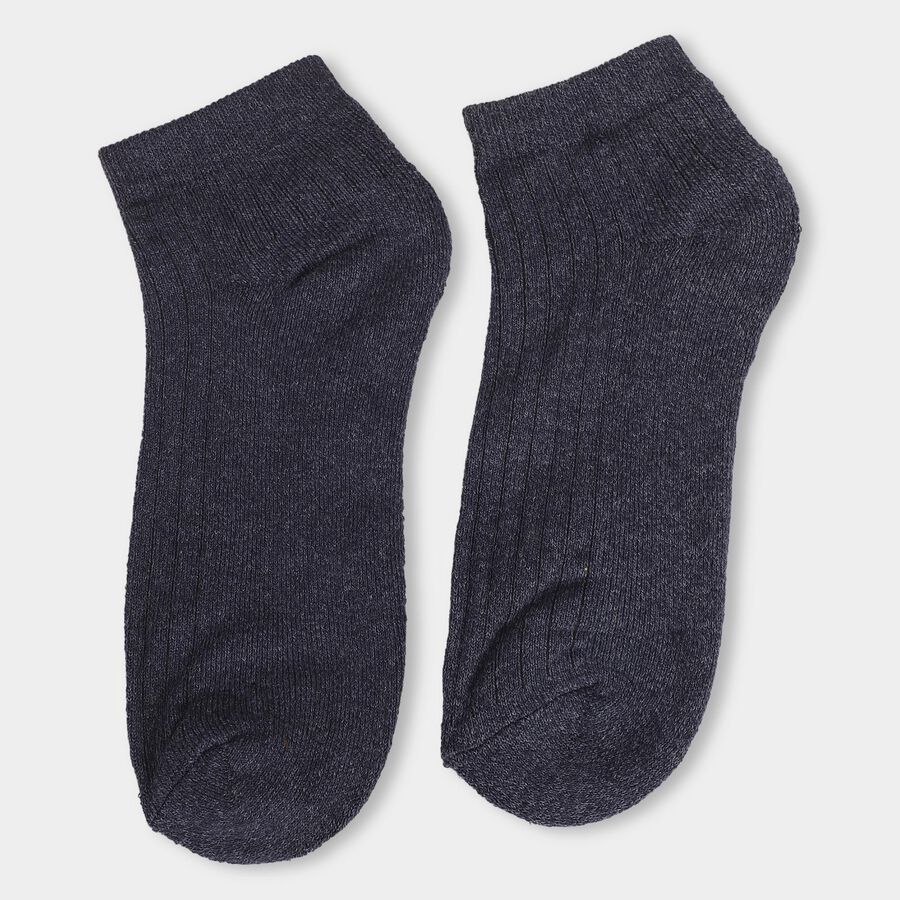 Men's Socks (Pack of 3), Navy Blue, large image number null