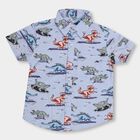 Boys' 100% Cotton Casual Shirt , हल्का नीला, small image number null