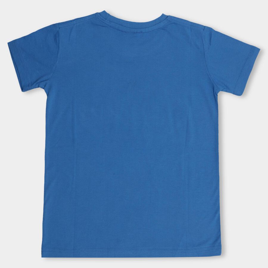 Boys' Half Sleeves T-Shirt , Royal Blue, large image number null