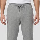 Men's Grey Straight Fit Track Pants, मिश्रित हल्का ग्रे, small