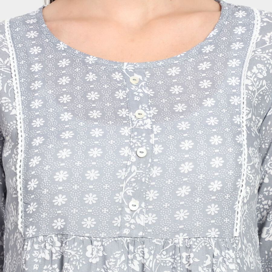Ladies' Kurti, Light Grey, large image number null