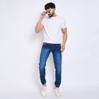 Men's Slim Fit Jeans , Mid Blue, small