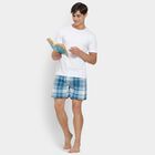 Men's Boxers, टील ब्लू, small