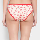 Cotton Printed Panty, Orange, small image number null