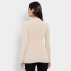 Solid Pullover, Beige, small image number null