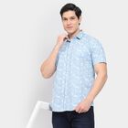 Men's 100% Cotton Casual Shirt, Light Blue, small image number null