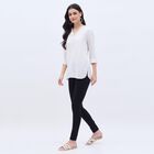 Women's Jet Black Slim Fit Comfortable Churidar, Black, small image number null
