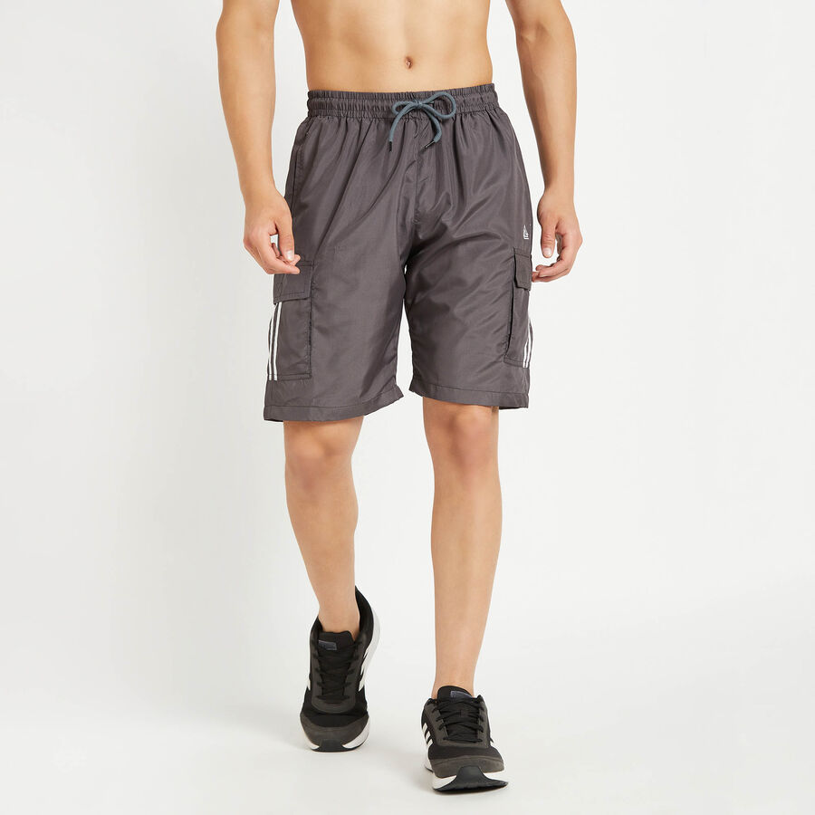 Cut & Sew Bermuda, Dark Grey, large image number null