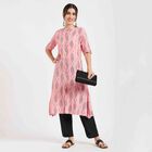 Printed Kurta, Light Pink, small image number null