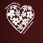 Girls' T-Shirt , Wine, small image number null