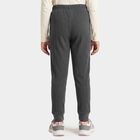 Girls' Charcoal Long Johns Thermal, चारकोल, small