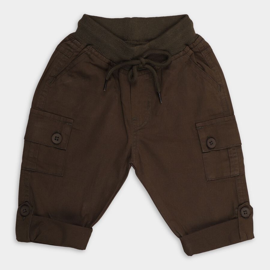 Infants' 100% Cotton Cotton Trousers, ओलिव, large image number null