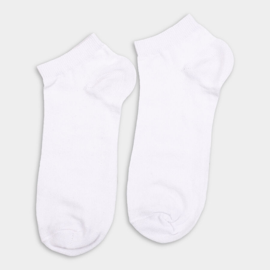 Men's Socks (Pack of 3), Melange Light Grey, large image number null