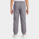 Boys Grey Regular Fit Cargo Trousers, Light Grey, small