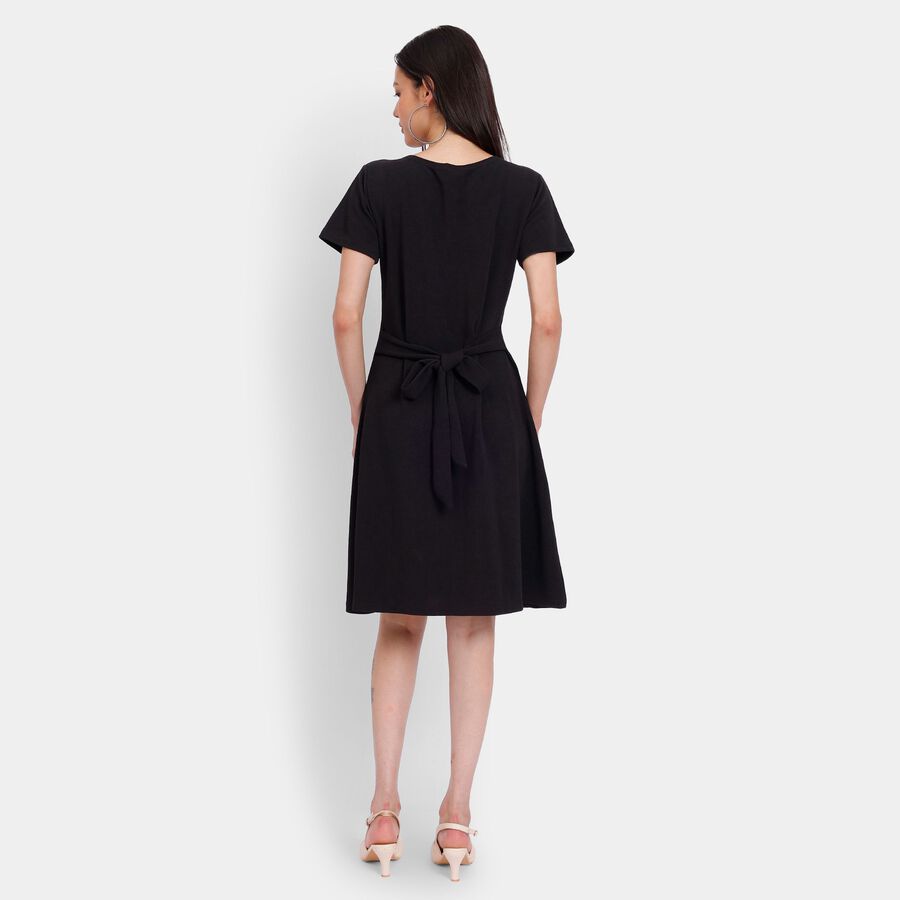 Ladies' Dress, काला, large image number null