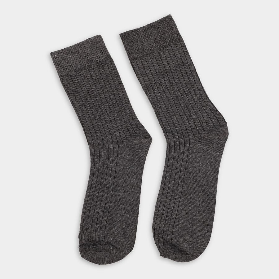 Men's Socks (Pack of 2), Melange Blue, large
