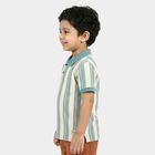 Boys Light Blue Polo Neck Casual T-Shirt, Light Blue, small