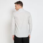 Men's Cotton Casual Shirt, Light Grey, small image number null