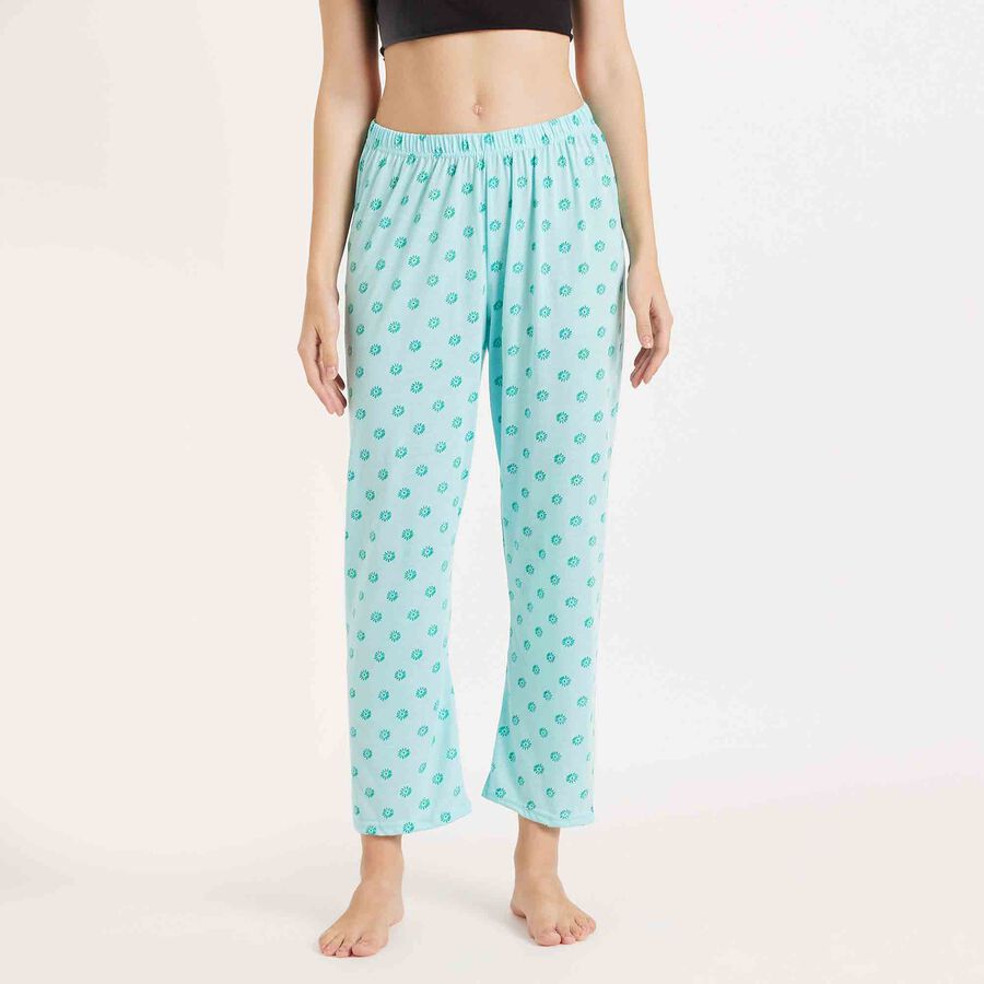Printed Pyjama, हल्का हरा, large image number null