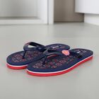 Ladies' Slipper, नीला, small