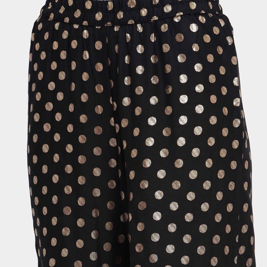 Printed Palazzo, Black, large image number null
