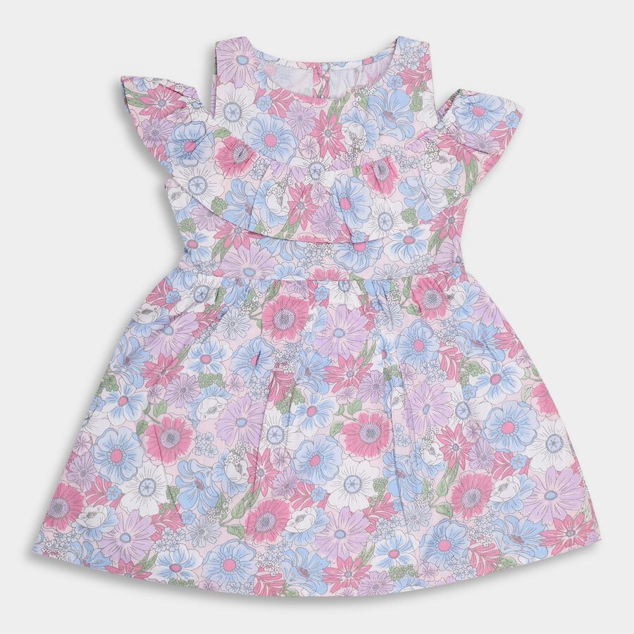 Girls' Frock , Light Pink, large image number null