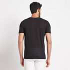 Round Neck T-Shirt, Black, small image number null