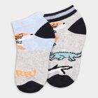 Boy's Socks (Pack of 2), Light Grey, small