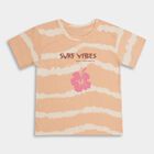 Girls' 100% Cotton T-Shirt , पीच, small image number null