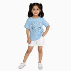 Girls' T-Shirt, हल्का नीला, small image number null