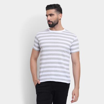 Men's Round Neck Half Sleeves T-Shirt 