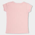 Girls' 100% Cotton T-Shirt, हल्का गुलाबी, small image number null