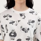 Women's Snow White Cotton Round Neck Casual T-Shirt, White, small image number null