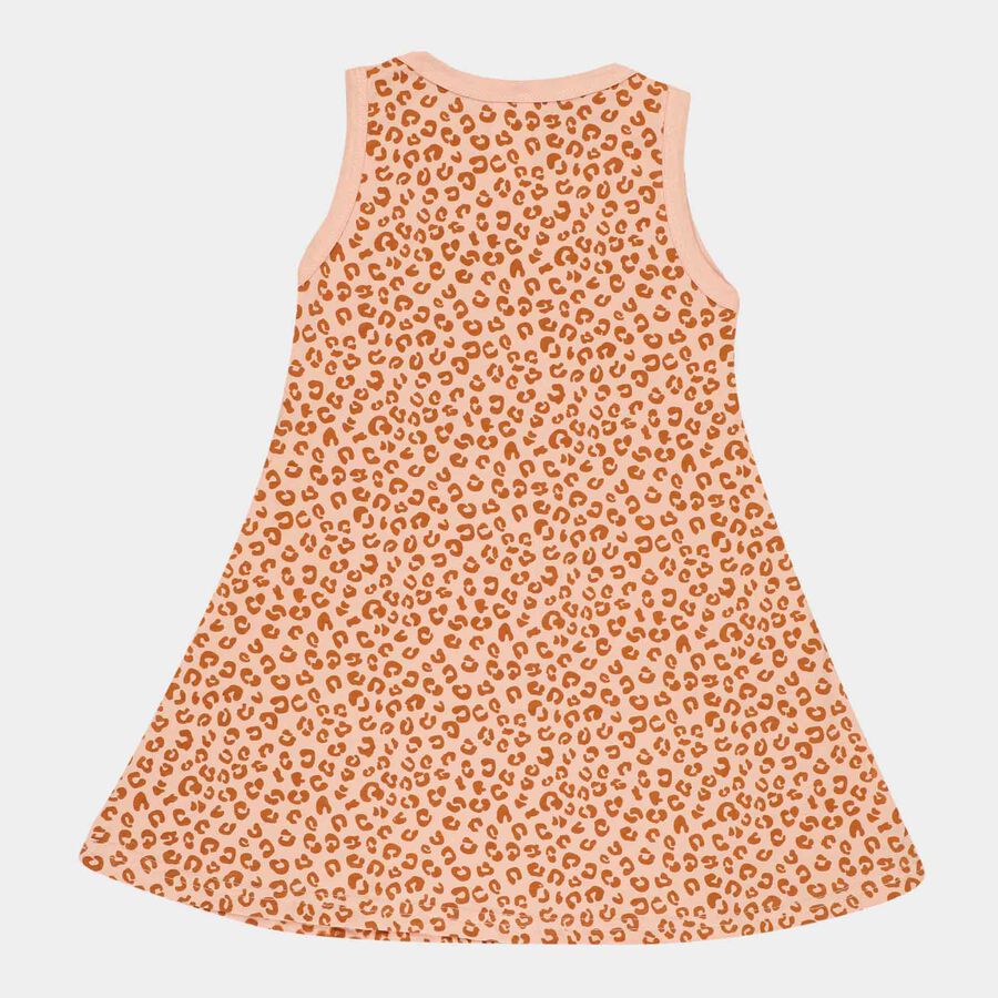 Printed Frock, Light Pink, large image number null