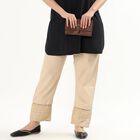 Ladies' 100% Cotton Palazzos, गहरा पीला, small image number null