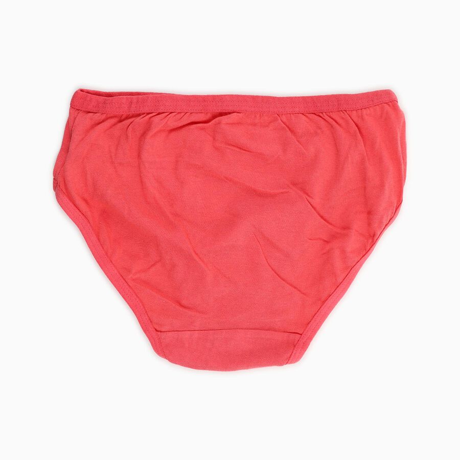 Girls' 100% Cotton Panty, मूँगा (कोरल), large image number null