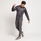 Cut & Sew Basic Track Pants, Dark Grey, small image number null