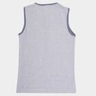 Boys Solid T-Shirt, Dark Blue, small image number null