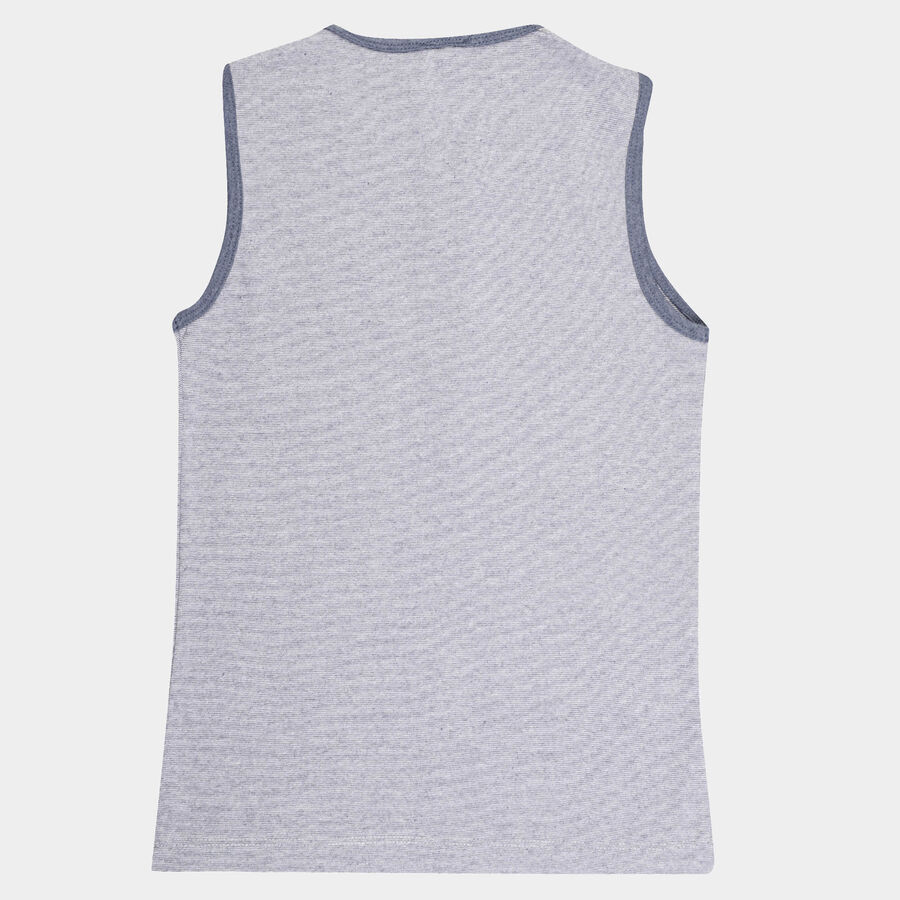 Boys Solid T-Shirt, Dark Blue, large image number null