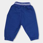 Infants' 100% Cotton Rib Waist Trouser, Mid Blue, small image number null
