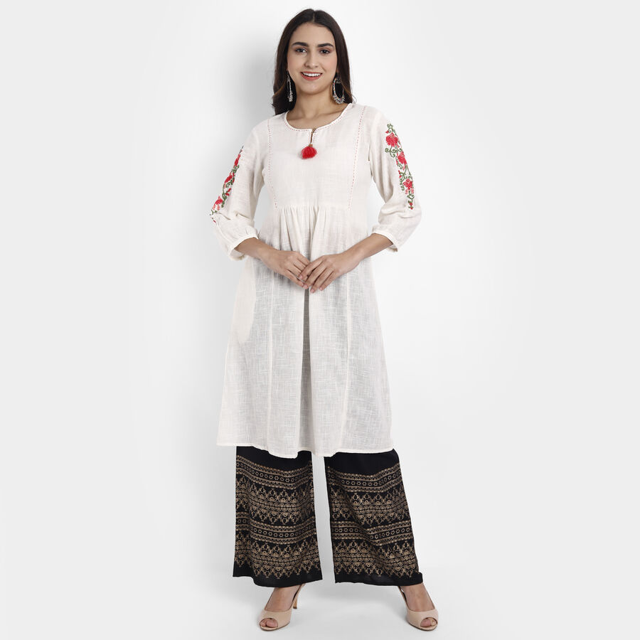Printed Palazzo, Black, large image number null