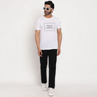 Round Neck T-Shirt, White, small image number null