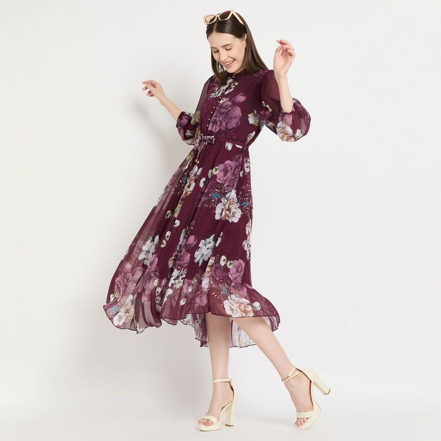 Ladies' Dress, Wine, large image number null